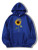 Fifth Avenue DIFT737 Sunflower Print Hoodie - Royal Blue