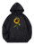 Fifth Avenue DIFT737 Sunflower Print Hoodie - Black