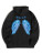 Fifth Avenue Front Back Printed Hoodie MIFT287 - Black