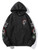 Fifth Avenue Printed Hoodie MIFT291 - Black
