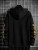Fifth Avenue Printed Hoodie MIFT293 - Black