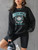 Fifth Avenue DIFT746 Brooklyn Printed Sweatshirt - Black