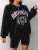 Fifth Avenue DIFT748 Brooklyn Printed Sweatshirt - Black