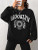 Fifth Avenue DIFT748 Brooklyn Printed Sweatshirt - Black