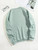 Fifth Avenue DIFT757 Figure Printed Sweatshirt - Mint Green
