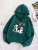 Fifth Avenue DIFT768 Panda Print Hoodie - Green