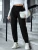 Fifth Avenue Women's Elastic Waist Cargo Pocket Detail Pants FAWLP80