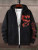 Fifth Avenue Printed Zip Hoodie MIFT316 - Black