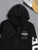 Fifth Avenue Printed Zip Hoodie MIFT317 - Black