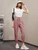 Fifth Avenue Women's Elastic Waist Cargo Pocket Detail Pants FAWLP82