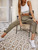 Fifth Avenue Women's Elastic Waist Tie Ankle Detail Pants FAWLP83