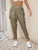 Fifth Avenue Women's Elastic Waist Tie Ankle Detail Pants FAWLP83