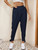 Fifth Avenue Women's Elastic Waist Tie Ankle Detail Pants FAWLP84