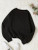 Fifth Avenue DIFT780 Bear Printed Sweatshirt - Black