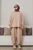 Fifth Avenue WTPS46 Oversized Detail Top and Jogger Pants Set