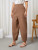 Fifth Avenue Women's Elastic Waist Pocket Detail Pants FAWLP88