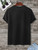 Fifth Avenue Text Printed MIFT361 T-Shirt - Black