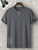 Fifth Avenue Text Printed MIFT361 T-Shirt - Charcoal