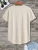 Fifth Avenue Freedom Printed MIFT364 AOKI Dip Hem T-Shirt - Cream