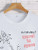 Fifth Avenue Text Space Printed MIFT366 T-Shirt - White