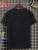 Fifth Avenue Floral Text Printed MIFT368 T-Shirt - Black