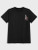 Fifth Avenue Floral Front Back Printed MIFT369 T-Shirt - Black