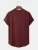 Fifth Avenue Tribal Printed MIFT380 AOKI Dip Hem T-Shirt - Maroon