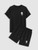 Mens Summer Printed Co Ord Set by Fifth Avenue MSFACSS34 - Black