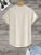 Fifth Avenue Banana Pocket Printed MIFT384 AOKI Dip Hem T-Shirt - Cream