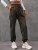 Fifth Avenue Women's Elastic Waist Cargo Pocket Detail Pants FAWLP99