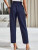 Fifth Avenue Women's Elastic Tie Waist Pocket Detail Pants FAWLP100