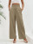 Fifth Avenue Women's Elastic Paperbag Waist Pocket Detail Pants FAWLP104