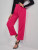 Fifth Avenue Women's Elastic Pleat Detail Waist Pocket Detail Pants FAWLP107