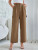 Fifth Avenue Women's Pocket Button Detail Waist Pocket Detail Pants FAWLP109