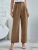 Fifth Avenue Women's Pocket Button Detail Waist Pocket Detail Pants FAWLP109