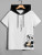 Fifth Avenue Panda Print MIFT412 Hooded ROKA T-Shirt - White Black