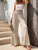 Fifth Avenue Women's Shirred Detail Waist Ruffle Detail Pants FAWLP110