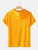 Fifth Avenue Coconut Pocket Print MIFT425 Hooded ROKA T-Shirt - Yellow