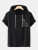 Fifth Avenue Coffee Pocket Print MIFT435 Hooded ROKA T-Shirt - Black