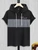 Fifth Avenue LINJOK Color Block Printed Hooded T-Shirt
