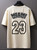 Nine Zero Miami 23 Front Back Printed NZMT5 T-Shirt - Cream