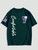 Nine Zero NY Comfortable Printed NZMT6 T-Shirt - Green