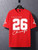 Nine Zero Chicago 26 Printed NZMT7 T-Shirt - Red