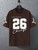 Nine Zero Chicago 26 Printed NZMT7 T-Shirt - Brown