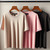 Fifth Avenue Pack of 3 Womens Plain Boyfriend Pink Cream Black T-Shirts FAWNBTS1