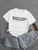 Womens Premium Cotton Printed T-Shirt - APRIN66 - White