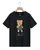 Womens Premium Cotton Printed T-Shirt - APRIN89 - Black