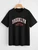 Womens Premium Cotton Printed T-Shirt - APRIN126 - Black