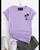 Womens Premium Cotton Printed T-Shirt - APRIN184 - Purple