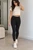 Fifth Avenue Womens Basic Cotton Leggings - Black